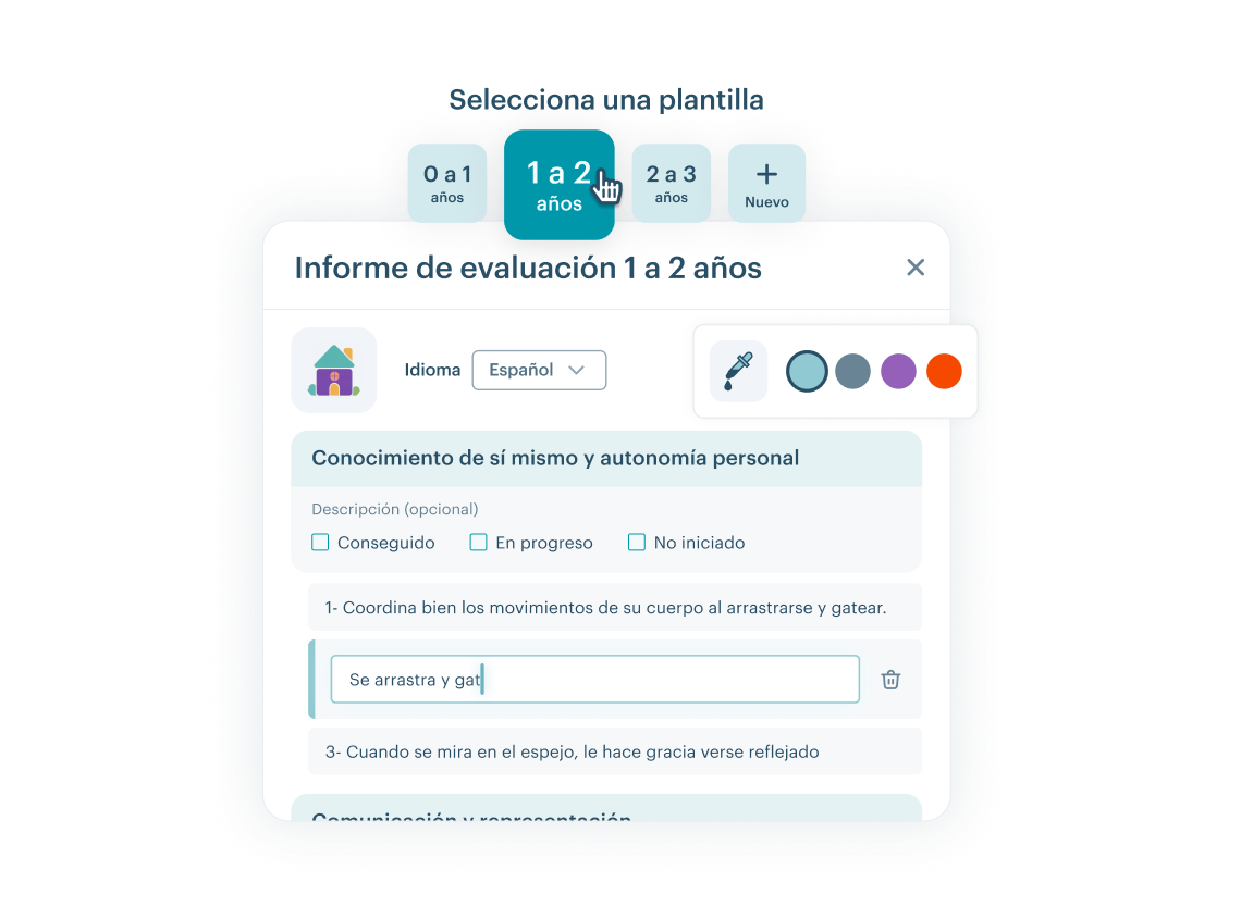 Evaluación pedagógica personalizada en KinderUp