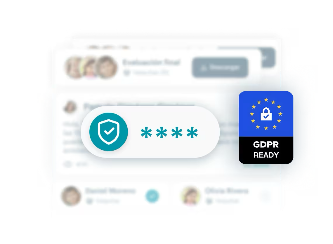 Privacidad y seguridad garantizadas en KinderUp